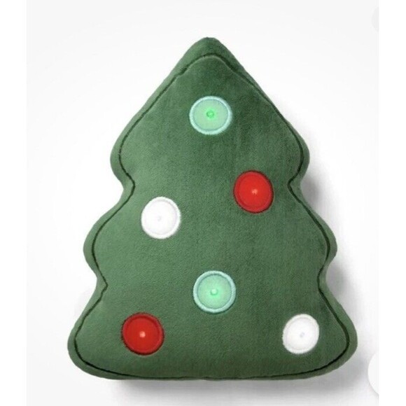 Target Christmas LED Tree Pillow Bullseye 🎯 Playground Flashing Lights NEW!! - Picture 1 of 9